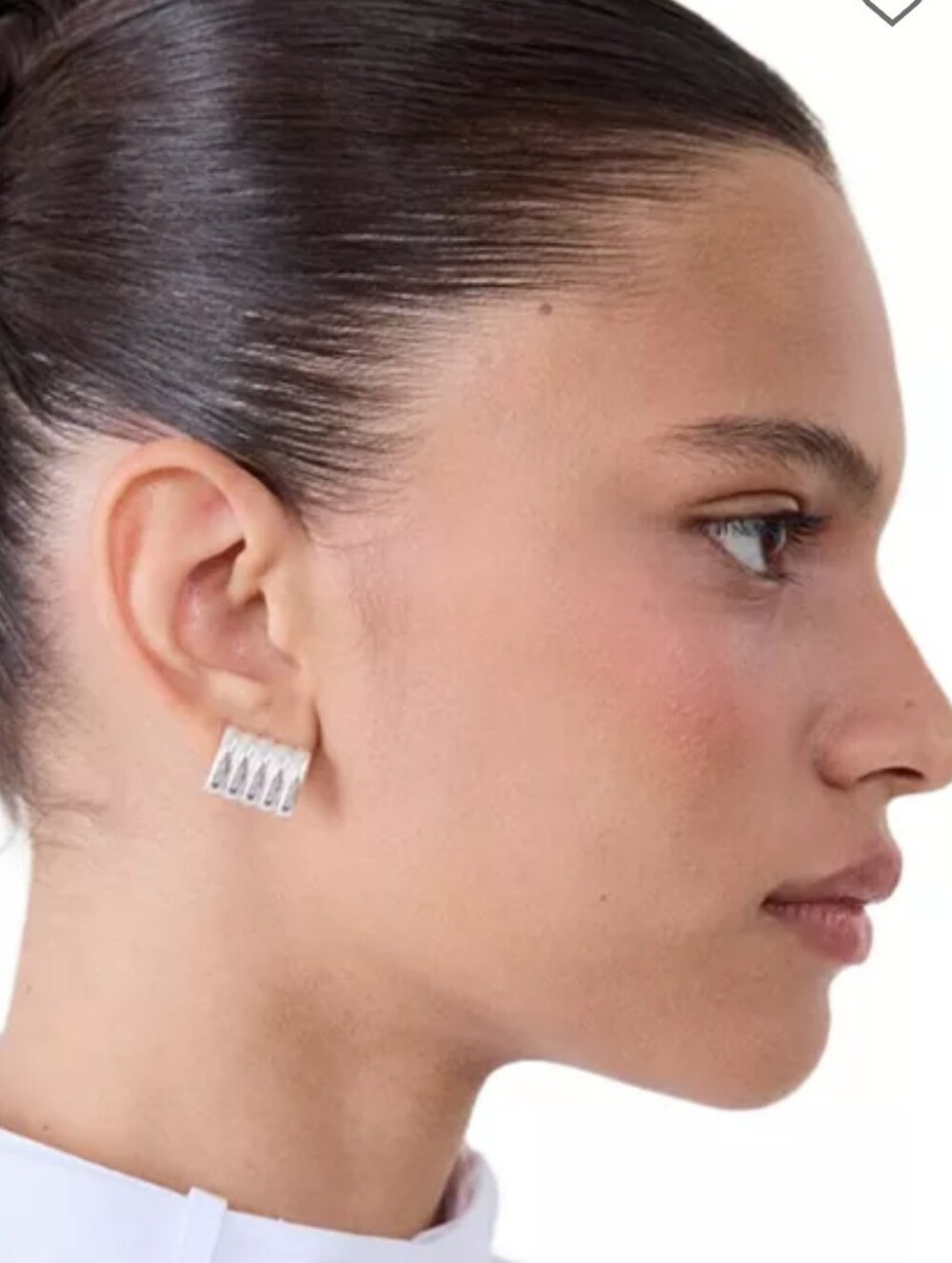 Heaven Mayhem Clemmie Earrings Ribbed 925 Silver Plated New